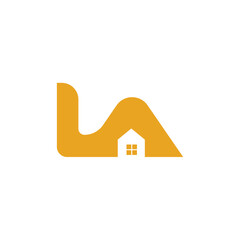 LA house logo design business 