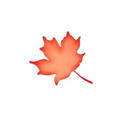 Red Maple Leaf Illustration