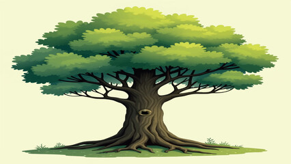 vector illustration of a tree