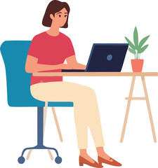 Business Vector Illustration Office New Client Deal - Team of People Featuring Collaborative Coworkers Engaged in a Project Discussion