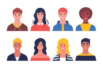 Diversity in Unity: A vibrant display of human faces, showcasing the beauty of varied ethnicity, celebrating inclusivity and unity.