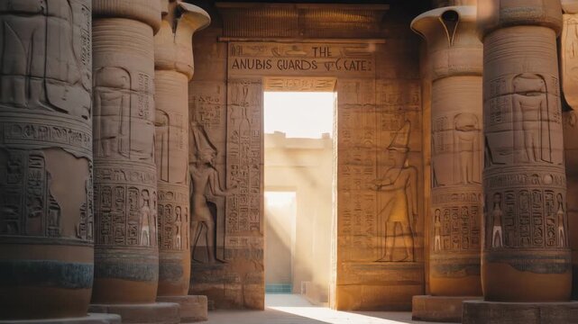 Ancient temple bas relief carvings in sunlight historical architecture detail history of art religious site cultural heritage
