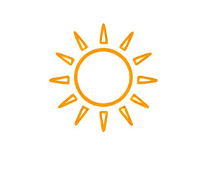 sun vector illustration