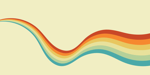 abstract colorful wave background