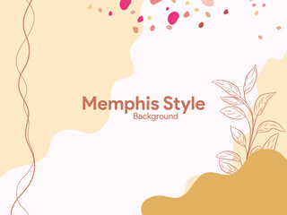 back to school memphis style template