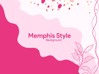 back to school memphis style template