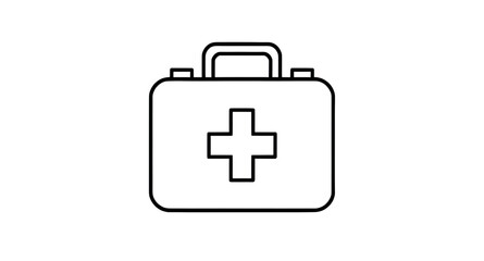 Medical emergency kit, Medical kit icon, First aid vector, First aid equipment, Survival kit, First responder kit, Home first aid kit, Workplace first aid kit, Personal first aid kit, First aid essent
