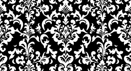 damask ornament, vintage wallpaper, decorative textile pattern, seamless decorative background, luxury fabric pattern, classic ornamental pattern, arabesque damask, vintage baroque damask, seamless el