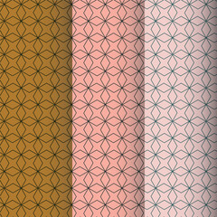 seamless pattern with red and white tiles