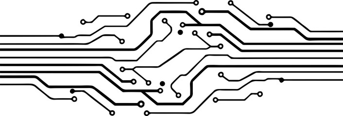 The image shows three different sections of printed circuit board layouts.
