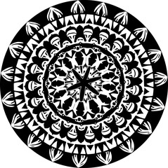  Tribal Sun & Moon Mandala Vector  bundle graphics