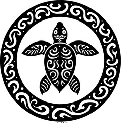 Naklejka premium Tribal Sun & Moon Mandala Vector bundle graphics