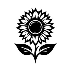 Fototapeta premium sunflower vector illustration