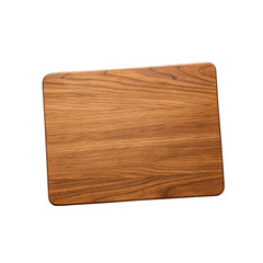 Wooden Table mat on transparent