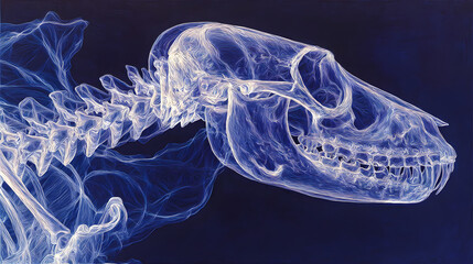 Translucent Wonders: An X-Ray Exploration of Animal Anatomy's Intricate Beauty