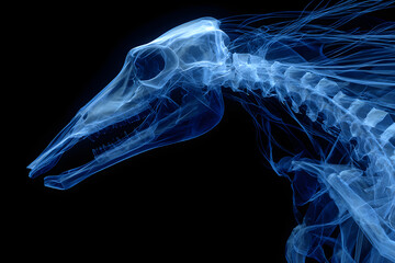 Translucent Wonders: An X-Ray Exploration of Animal Anatomy's Intricate Beauty