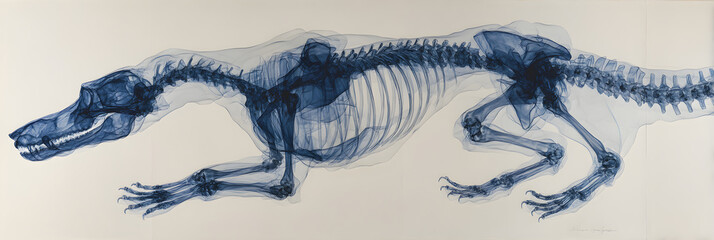 Translucent Wonders: An X-Ray Exploration of Animal Anatomy's Intricate Beauty