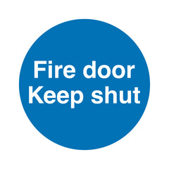 Fire Door Keep Shut Sign