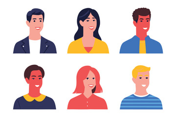 Faces of Humanity: Diverse portraits showcase individuality, capturing the essence of human connection and representing a spectrum of backgrounds and experiences. 