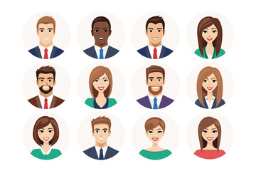 Profile Pictures: An array of diverse profile pictures, each portrait a unique representation of various professionals, representing different backgrounds and industries.