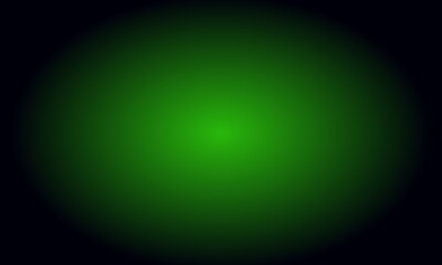 Green to Black Radial Gradient Background