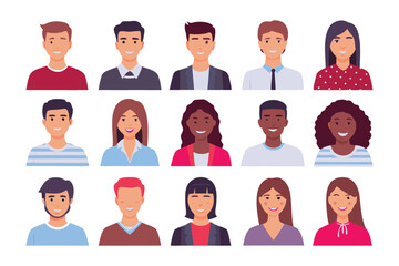 Diverse Faces: A vibrant illustration showcasing a mosaic of faces from various backgrounds, embodying the essence of inclusivity and global unity.