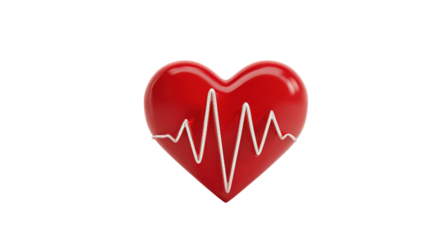 Pink Circle Button with White Arrow on Transparent Background