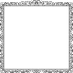 Vector sketch illustration silhouette design detail glass mirror frame classic gothic vintage ethnic floral traditional modern 