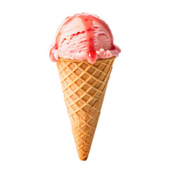 ice cream on transparent background