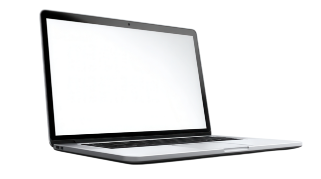 3D Render of a Glossy Blue Music Note on Transparent Background