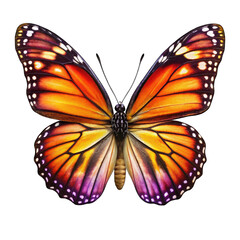butterfly isolated on white background