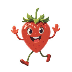 funny cartoon strawberry