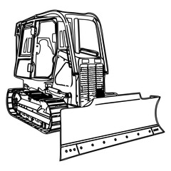 bulldozer icon line_3 © Tri