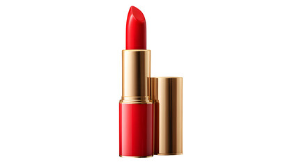 Obraz premium red lipstick isolated on white