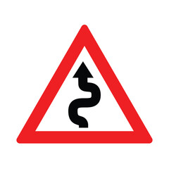 Triangle Winding Road