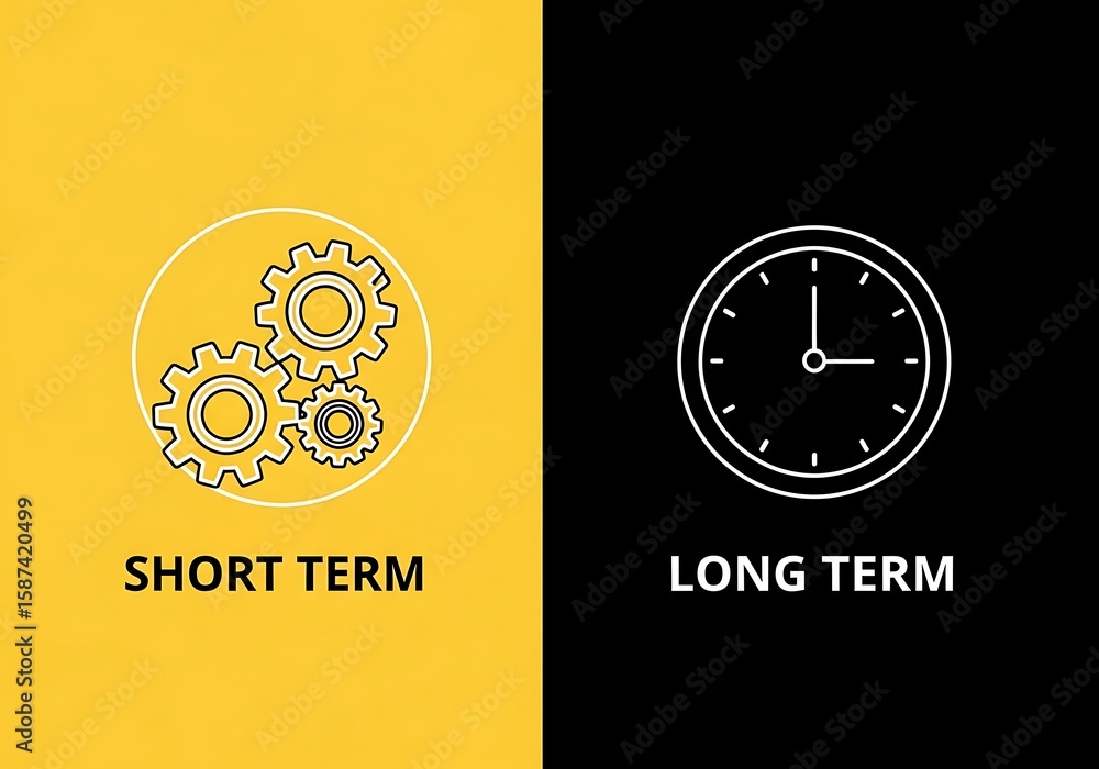 Poster understanding the differences between short term and long term planning strategies