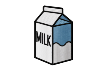 Milk carton illustration beverage dairy
