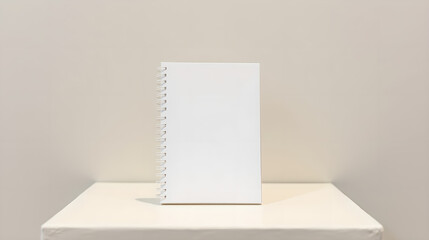 White Spiral Notebook on Minimal Surface

