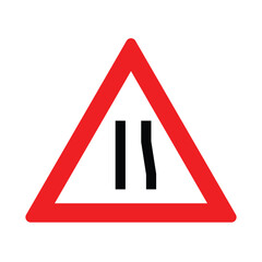 Triangle Road Narrow from Right
