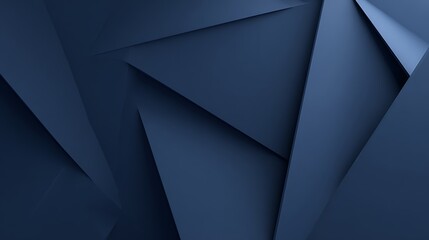 Obraz premium Matte navy product background with sharp-edged geometric forms and gradients