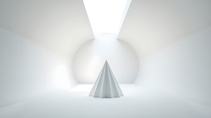 Cone Structure inside Cylindrical Minimal Space
