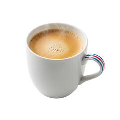 Obraz premium Steaming coffee in a stylish white mug
