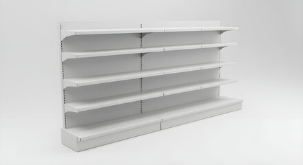 supermarket shelf mockup