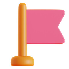 Game Flag 3d Icon