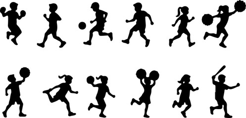 American football, players, NFL, sports art,   vector bundle