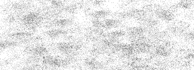 Abstract sandy grain texture. Stippled grit noise background. Distress dust particle overlay. Grunge dotted stone backdrop. Vector dot work grit texture. Sand specks, speckles, granules wallpaper