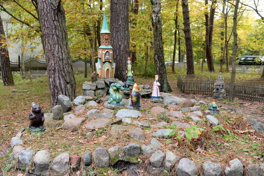 Hoffmann s Glade of Fairy Tales Sculpture Park in Svetlogorsk. Kaliningrad region