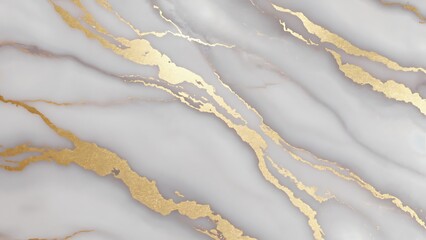 White and gold marble texture