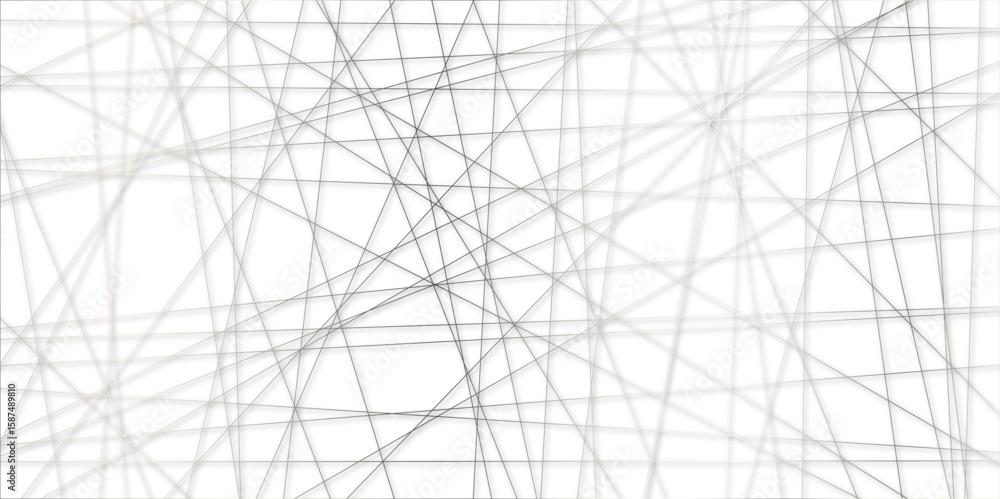 Poster abstract line background. abstract black lines with white background creative and geometric shape wi
