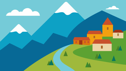 landscape with castle